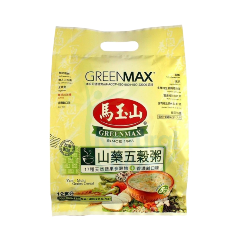 Greenmax Yam & Multi Grains Cereal马玉山 (山药五谷粥)